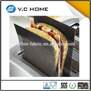 O mais vendido preço por atacado Non stick Reutilizável Toaster Mesh Strips saco PTFE reutilizáveis ​​Toaster Mesh Strips